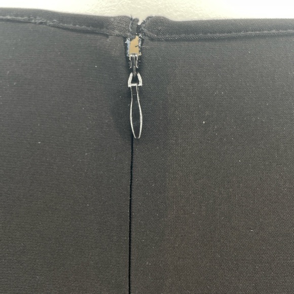 Laundry by Shelli Segal Black V-Neck Sheath Dress Knee Length Women's Size 1X - Picture 14 of 15